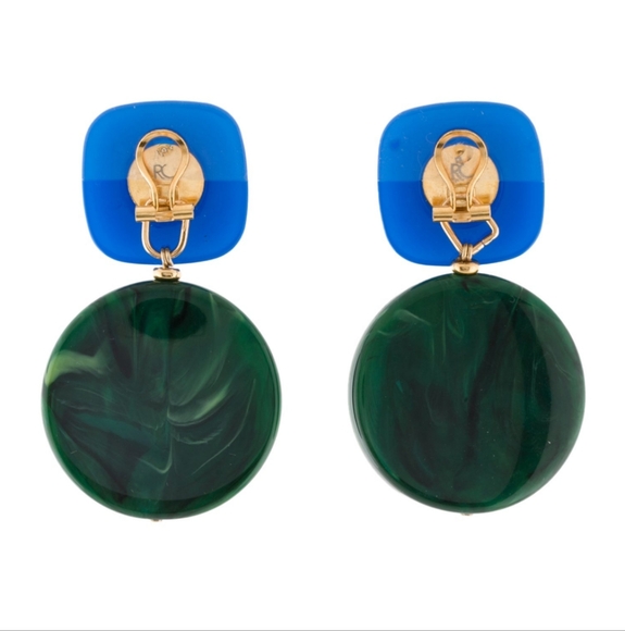 Rachel Comey Arc Acrylic Drop Earrings - Picture 2 of 4